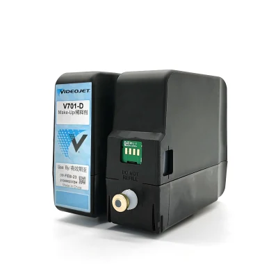 Compatible Videojet Makeup/Ink/Cleaning Solution V701/V705/V706 for Use in Videojet Coding Machine; Inkjet Printer Consumables